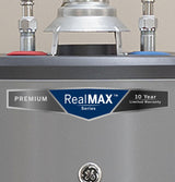 GE RealMAX Premium 40-Gallon Tall Natural Gas Atmospheric Water Heater
