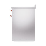 ILVE UNI304QNMPSSP Nostalgie II Noblesse 30 inch Induction Range (Solid Door, Stainless Steel, Copper)