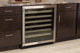 30" Standard Efficiency Single Zone Wine Cellar (Marvel) - Solid Stainless Steel Door, Left Hinge