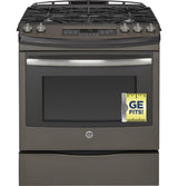GE® 30" Slide-In Front Control Gas Range