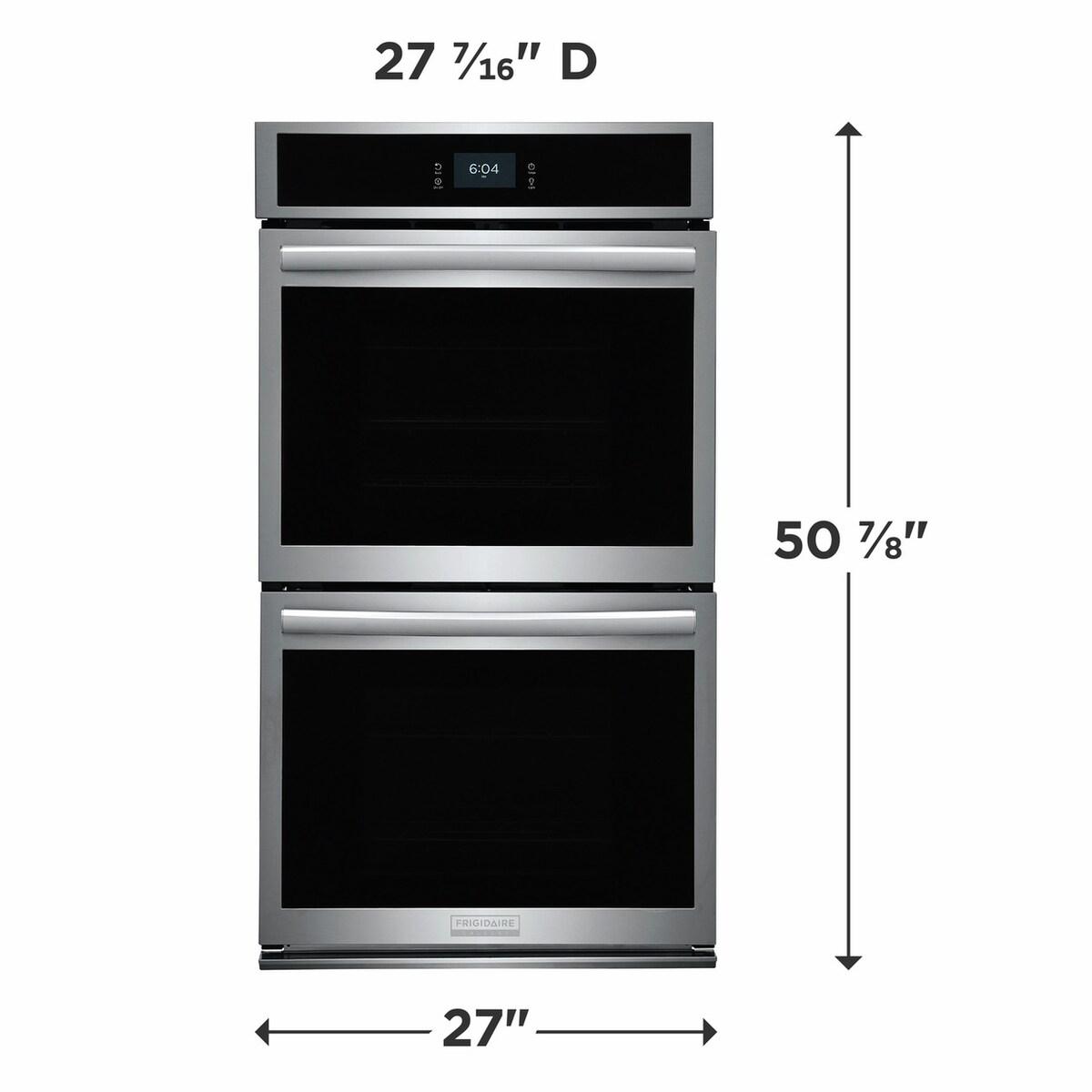 27" Double Electric Wall Oven with Total Convection