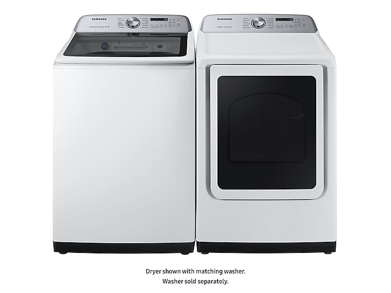 7.4 cu. ft. Gas Dryer with Steam Sanitize+ in White
