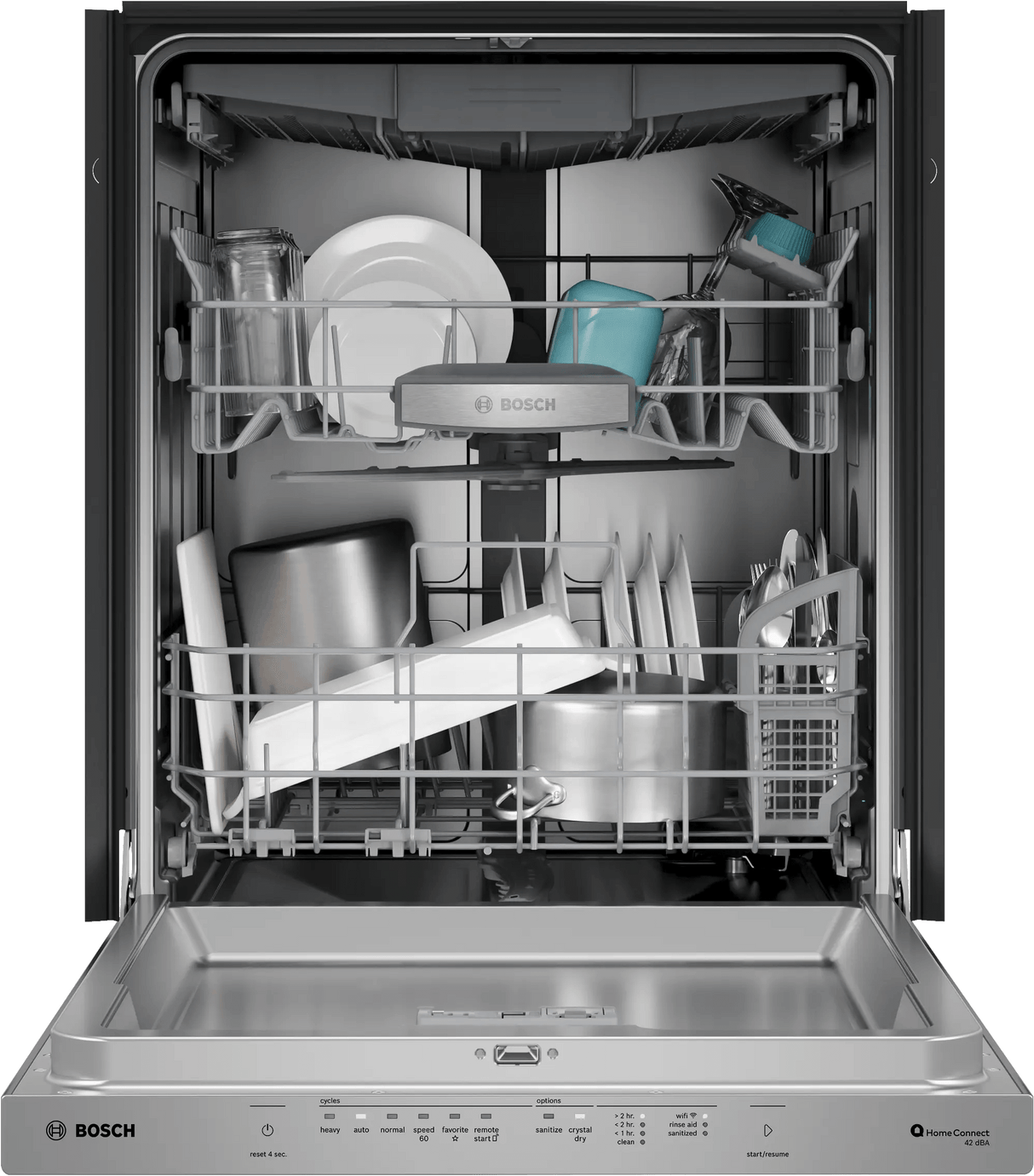 800 Series Dishwasher 24" Stainless Steel Anti-fingerprint