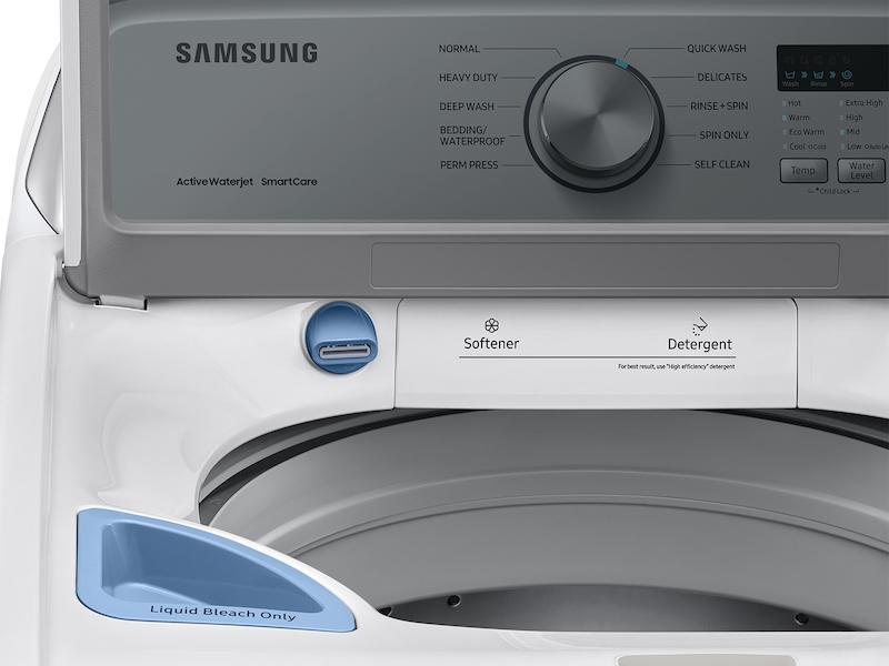 4.4 cu. ft. Top Load Washer with ActiveWave™ Agitator and Active WaterJet in White