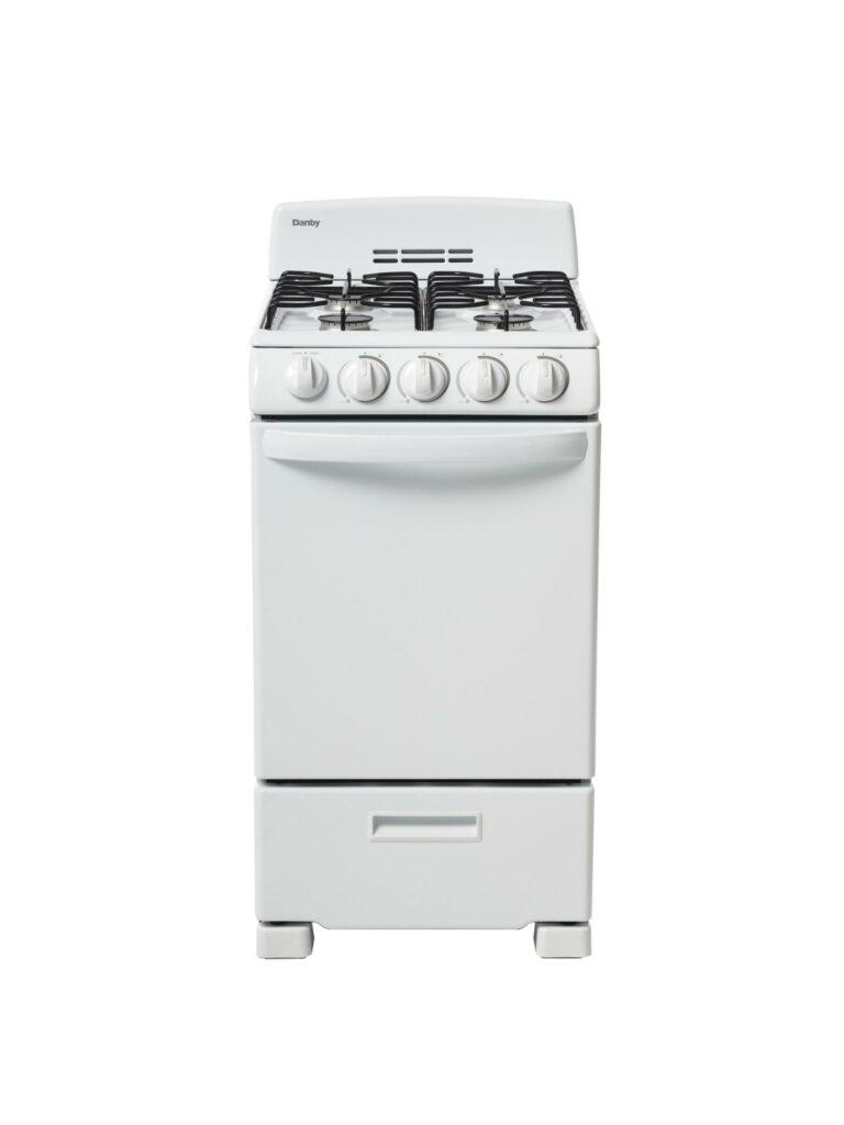 Danby 20" Wide Gas Range in White