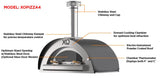 40" Wood-Fired Oven Rosso (Red)
