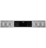 GE Profile™ 30" Smart Dual Fuel Slide-In Front-Control Fingerprint Resistant Range