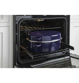 GE Cafe™ Series 30" Slide-In Front Control Range with Warming Drawer