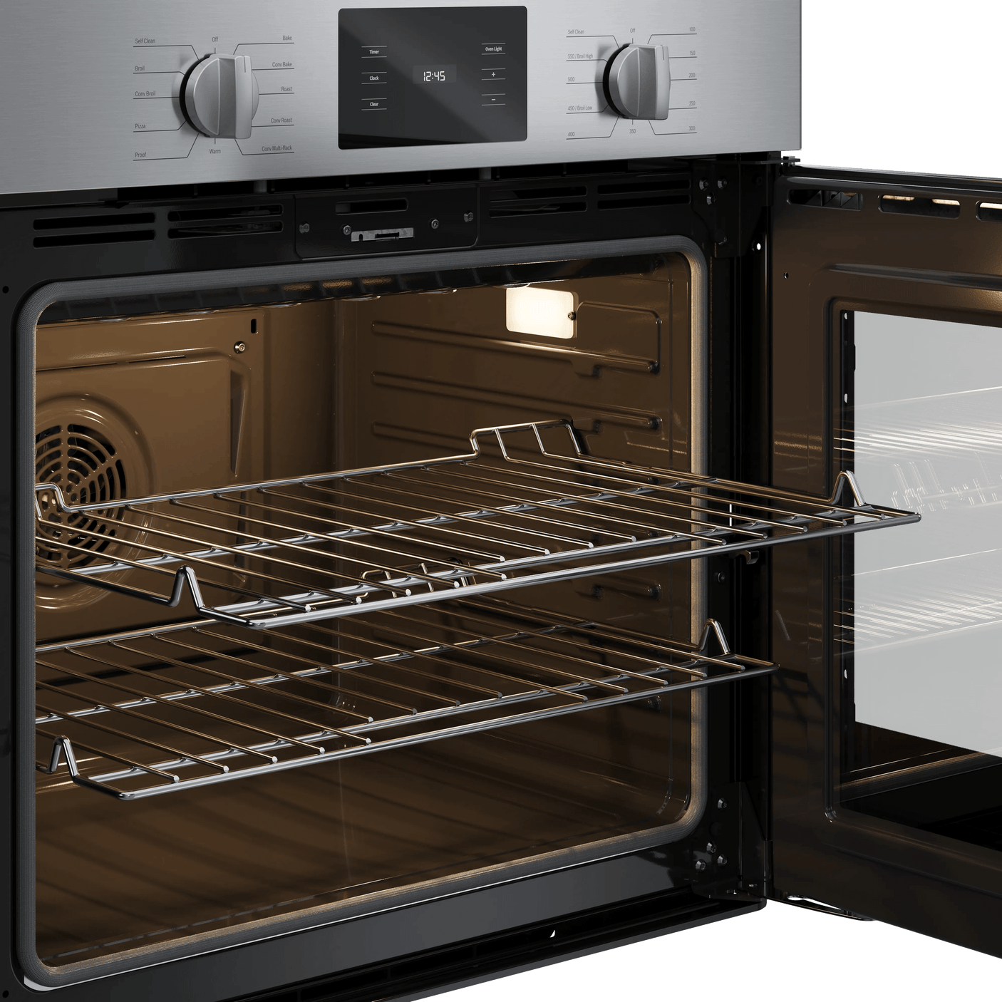 500 Series Single Wall Oven 30" Right SideOpening Door, Stainless Steel