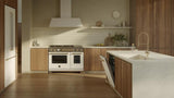Bertazzoni Master Series 36 in. 26.2 Cu. Ft. Bianco Matt with Gold Accents Counter Depth French Door Refrigerator