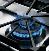 GE Profile™ Series 30" Slide-In Front Control Double Oven Gas Range