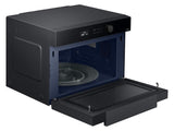 1.2 cu. ft. Countertop Microwave with Power Convection in Black Glass