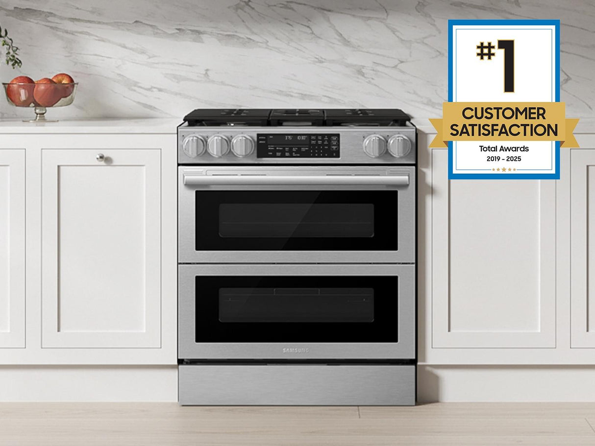 Bespoke Smart Slide-in Gas Range Flex Duo™ Oven  Pro Style Design  Dual True Convection