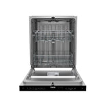 24 Inch Built-in Top Control Dishwasher With Pocket Handle - Black