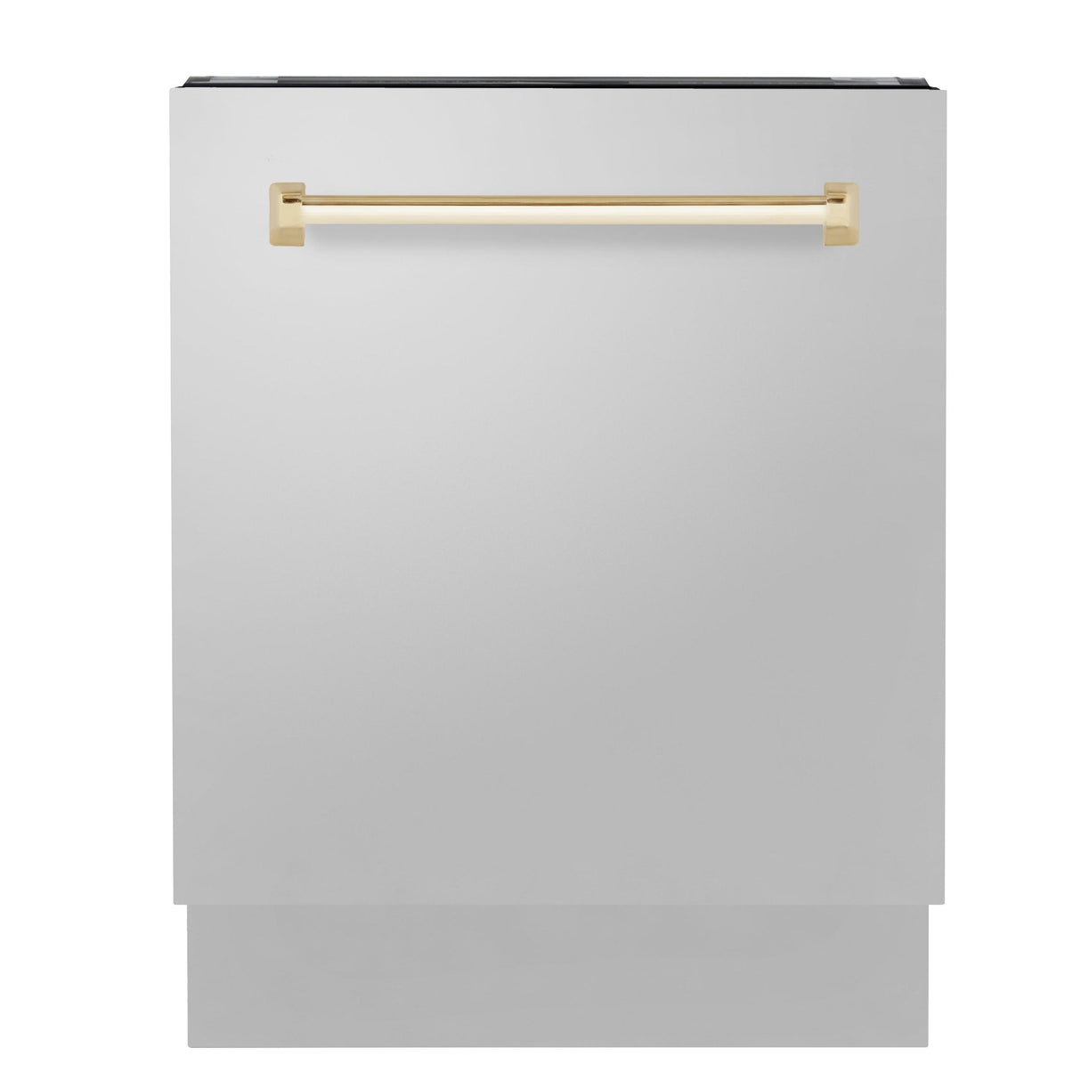 ZLINE Autograph Edition 24" 3rd Rack Top Control Tall Tub Dishwasher in Stainless Steel with Accent Handle, 51dBa (DWVZ-304-24) [Color: Gold]