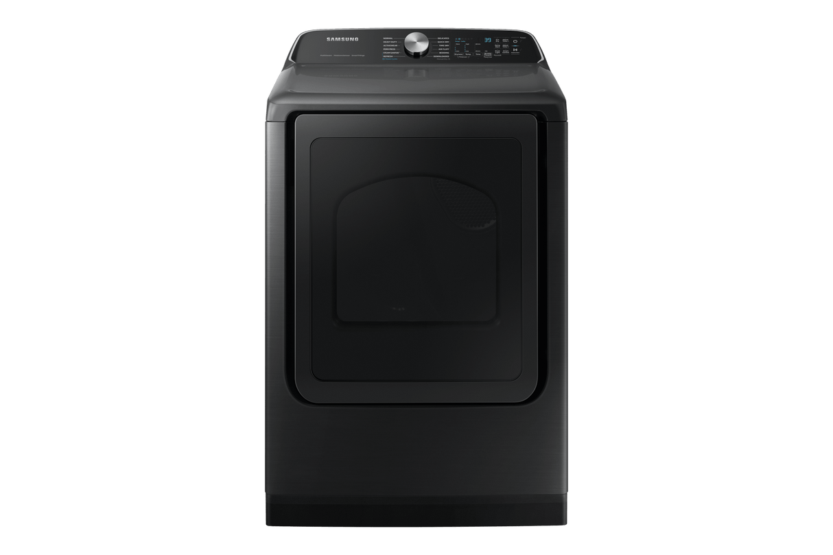 7.4 cu. ft. Smart Electric Dryer with Steam Sanitize+ in Brushed Black
