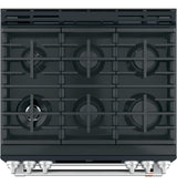 Café™ 30" Smart Slide-In, Front-Control, Dual-Fuel, Double-Oven Range with Convection