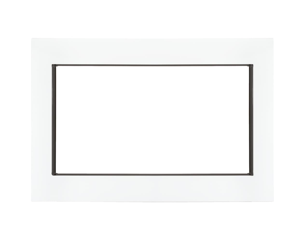 27" White Microwave Trim Kit