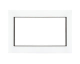 27" White Microwave Trim Kit