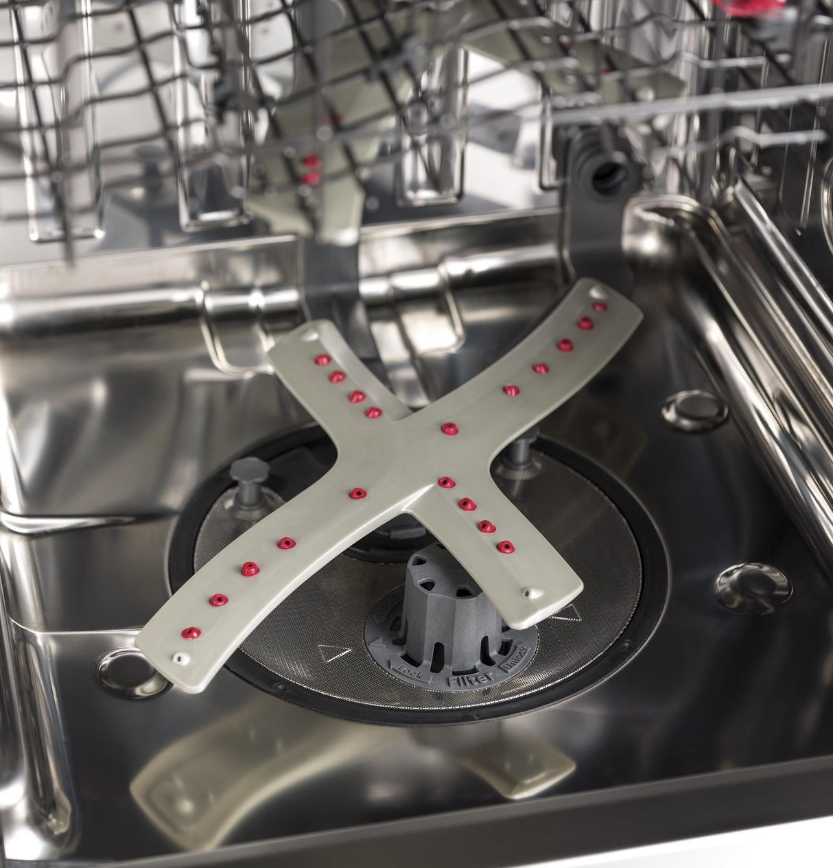 GE Profile™ Stainless Steel Interior Dishwasher with Hidden Controls
