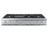48" Rangetop, Silver Stainless Steel, Liquid Propane