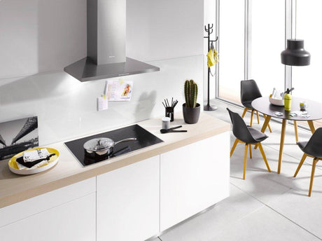 DA 398-7 Classic - 30-inch wall-mounted ventilation hood with energy-efficient LED lighting and backlit controls for easy use.