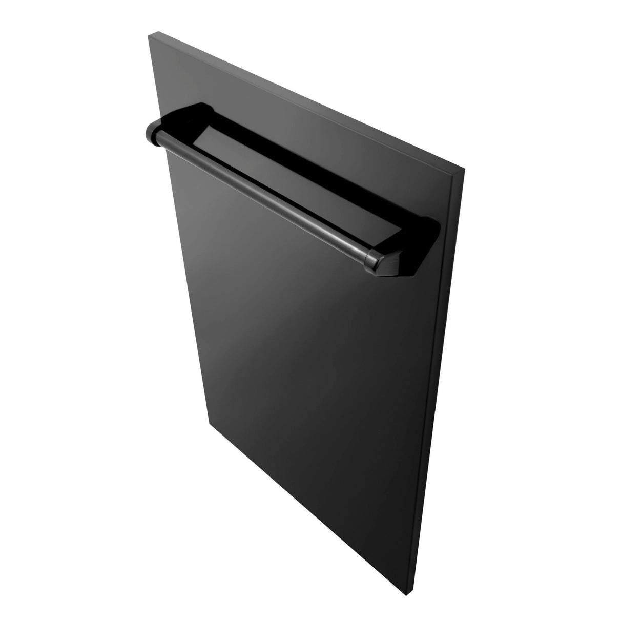 ZLINE 18 in. Compact Top Control Dishwasher with Stainless Steel Tub and Traditional Handle, 52dBa (DW-18) [Color: Black Stainless Steel]