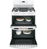 GE® 30" Free-Standing Gas Double Oven Convection Range