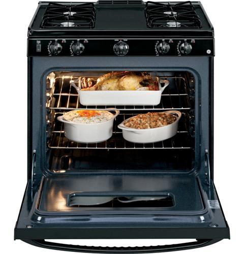 GE® 30" Slide-In Gas Range
