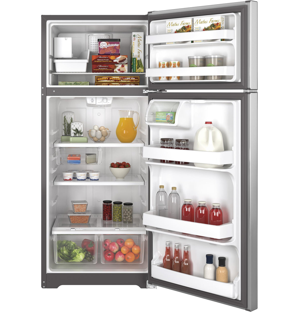 GE® ENERGY STAR® 17.5 Cu. Ft. Top-Freezer Refrigerator