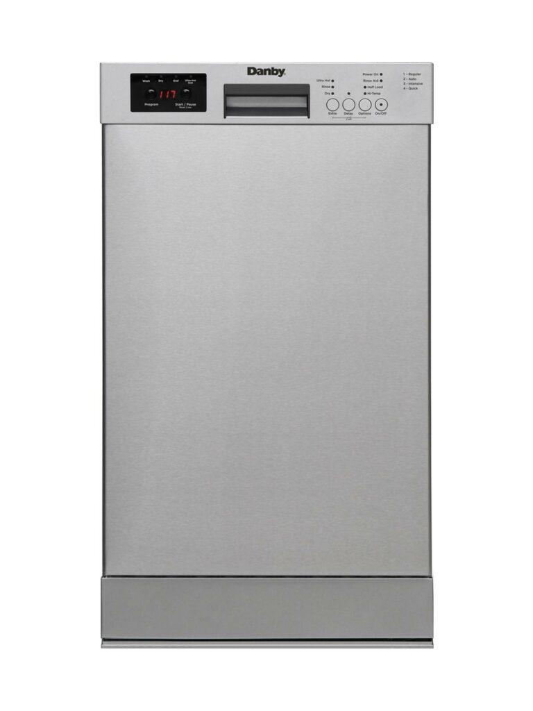 Danby 18" Wide Built-in Dishwasher in Stainless Steel