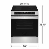 30" Front Control Induction Range with Air Fry