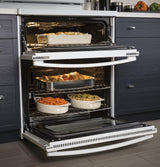 GE® 30" Free-Standing Electric Double Oven Convection Range