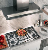 GE Monogram® 36" Stainless Steel Gas Cooktop (Liquid Propane)
