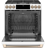 Café 30" Slide-In Front Control Gas Oven with Convection Range