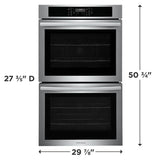 30" Double Wall Oven