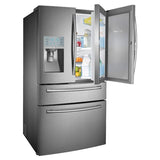 36" Wide, 30 cu. ft. Capacity 4-Door French Door Food ShowCase Refrigerator (Stainless Steel)