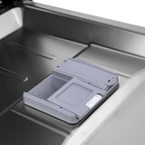 ZLINE 18 in. Compact Top Control Dishwasher with Stainless Steel Tub and Modern Style Handle, 52 dBa (DW-18) [Color: DuraSnow Stainless Steel]