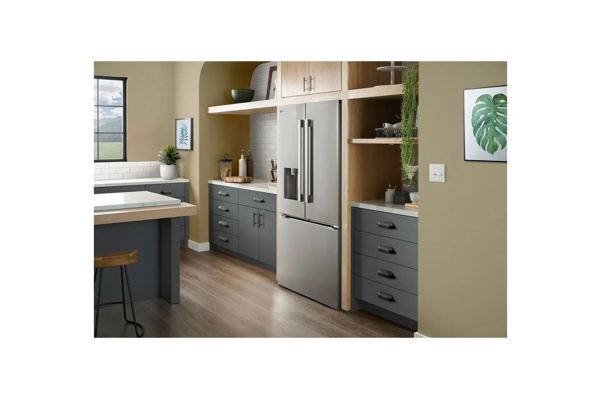 24 cu. ft. Counter-Depth MAX™ with Zero Clearance™ 3-Door French Door Refrigerator