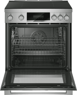 800 Series, Induction freestanding range cooker, Stainless steel
