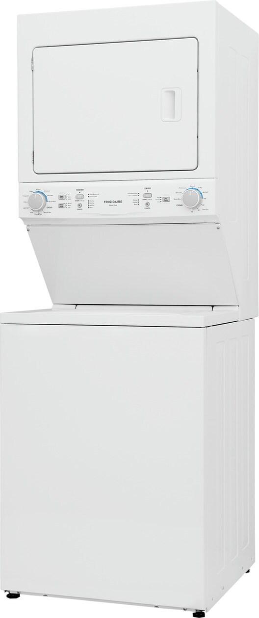 Electric Long Vent Stacked Laundry Center - 3.9 Cu. Ft Washer and 5.5 Cu. Ft. Dryer