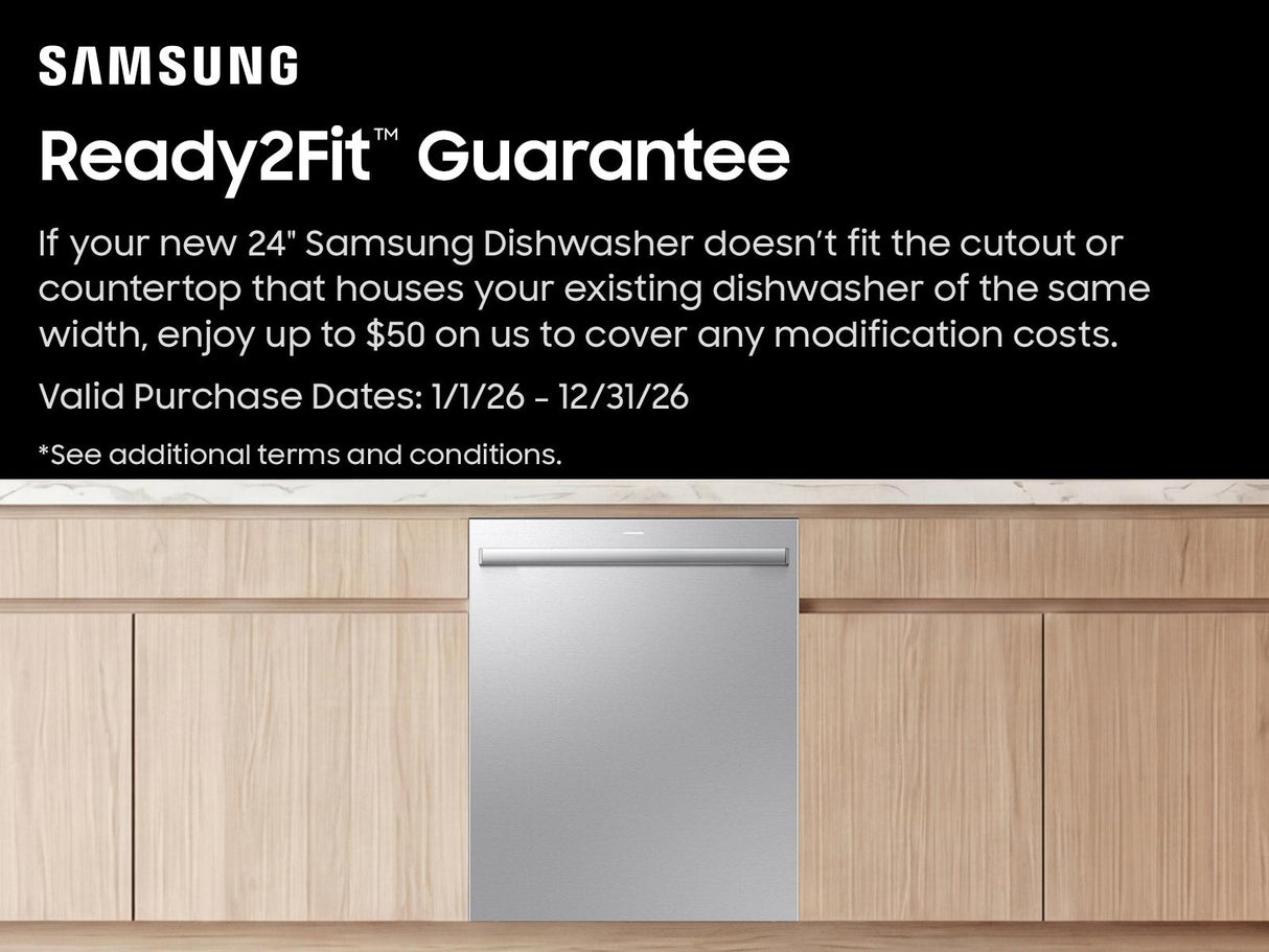 Bespoke AI Smart Dishwasher AI Wash & 3rd Rack Washing System  AutoRelease™ Door  38dBA
