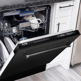 ZLINE 24" Tallac Series 3rd Rack Dishwasher with Traditional Handle, 51dBa (DWV-24) [Color: White Matte]