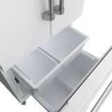 30 Inch Collection French Door Counter Depth Refrigerator With Ice Maker - White  Gordon Ramsay Series