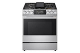 LG SIGNATURE 6.3 cu. ft. Smart Gas Slide-In Range with Dynamic ProBake Convection®, Air Fry, Air Sous Vide, Pizza mode and AI Gourmet Camera