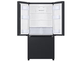 18 cu. ft. Counter Depth 3-Door French Door Refrigerator in Matte Black Steel