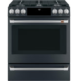 Café™ 30" Smart Slide-In, Front-Control, Gas Range with Convection Oven