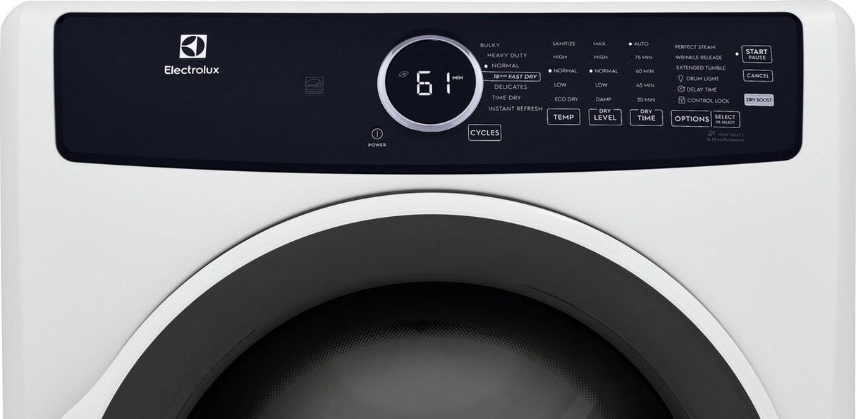 Front Load Perfect Steam™ Electric Dryer with Instant Refresh - 8.0 Cu. Ft.