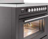 Professional Plus II 36 Inch Electric Freestanding Range in Matte Graphite with Trim