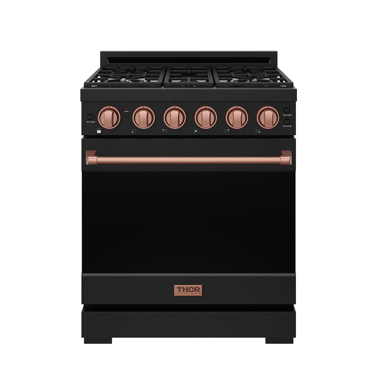 30 Inch Professional Liquid Propane With Precision Knob Control In Black/rose Gold
